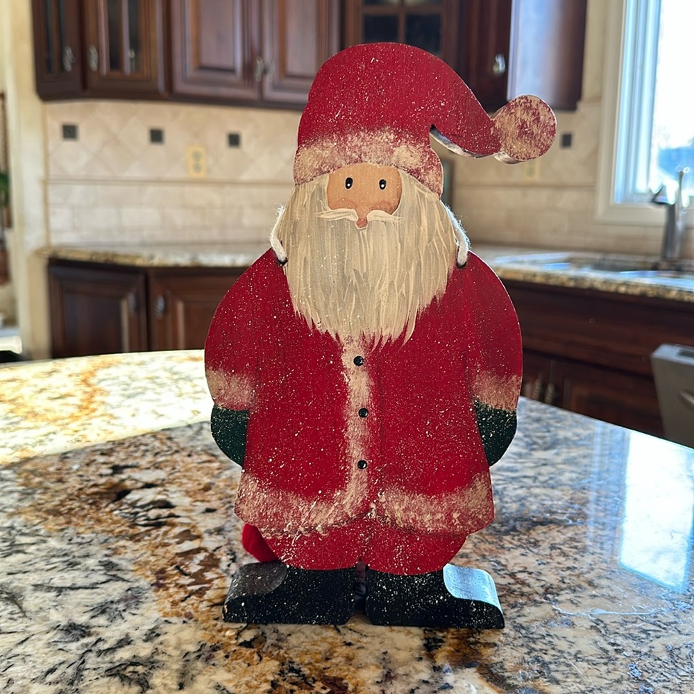 SANTA Wood large Decor